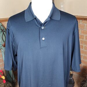 FootJoy FJ Solid Black Polo Shirt Size L